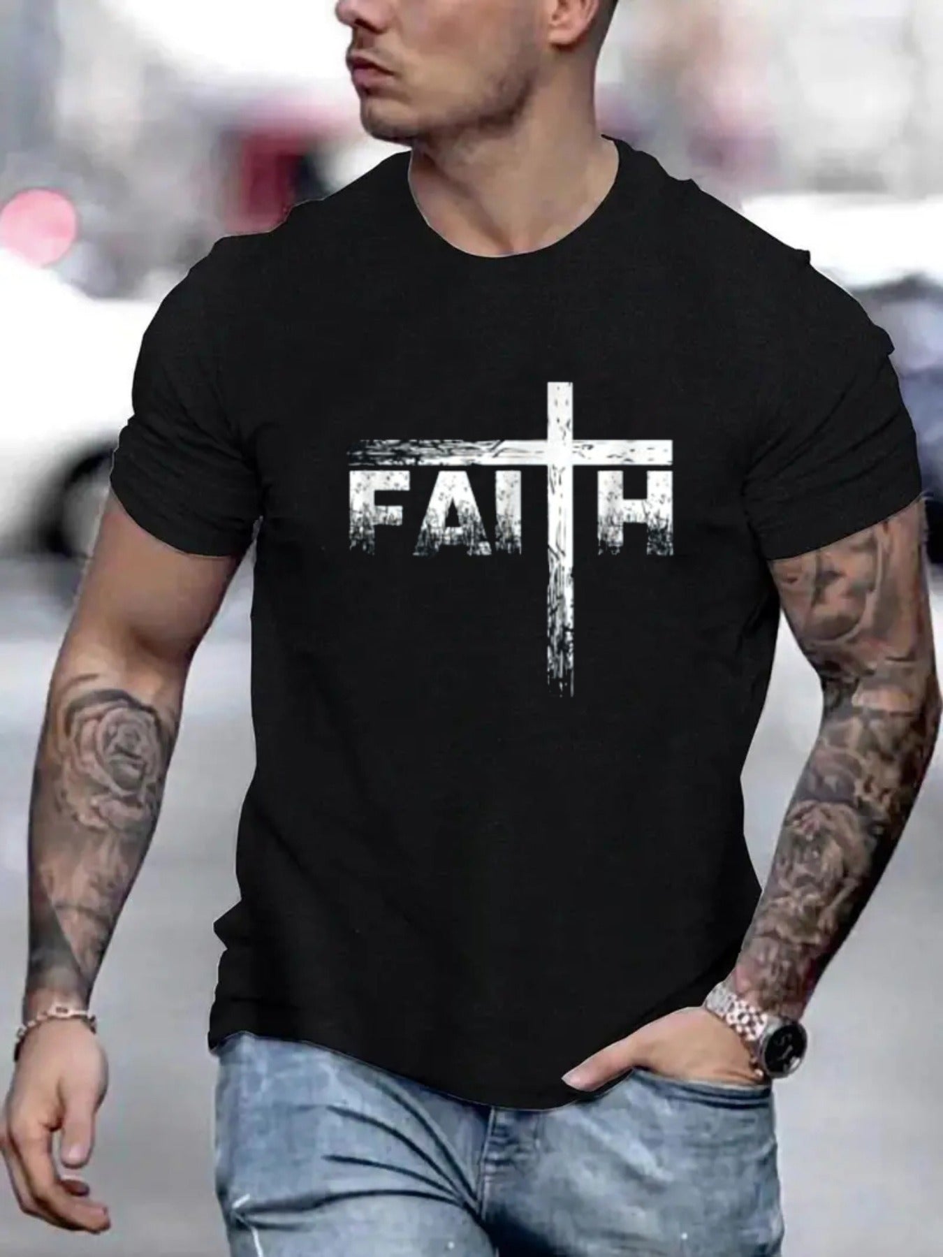 "Faith" Short Sleeved T-shirt