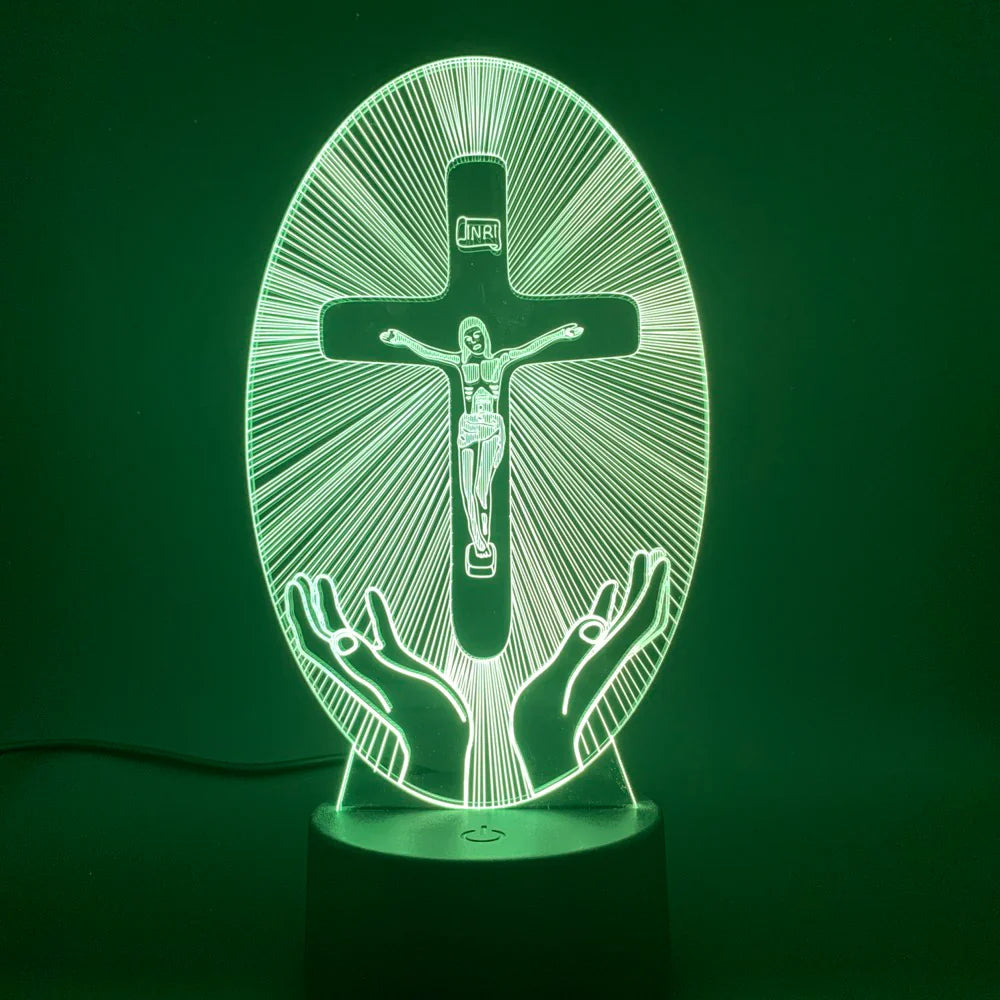 Jesus Cross Night Light