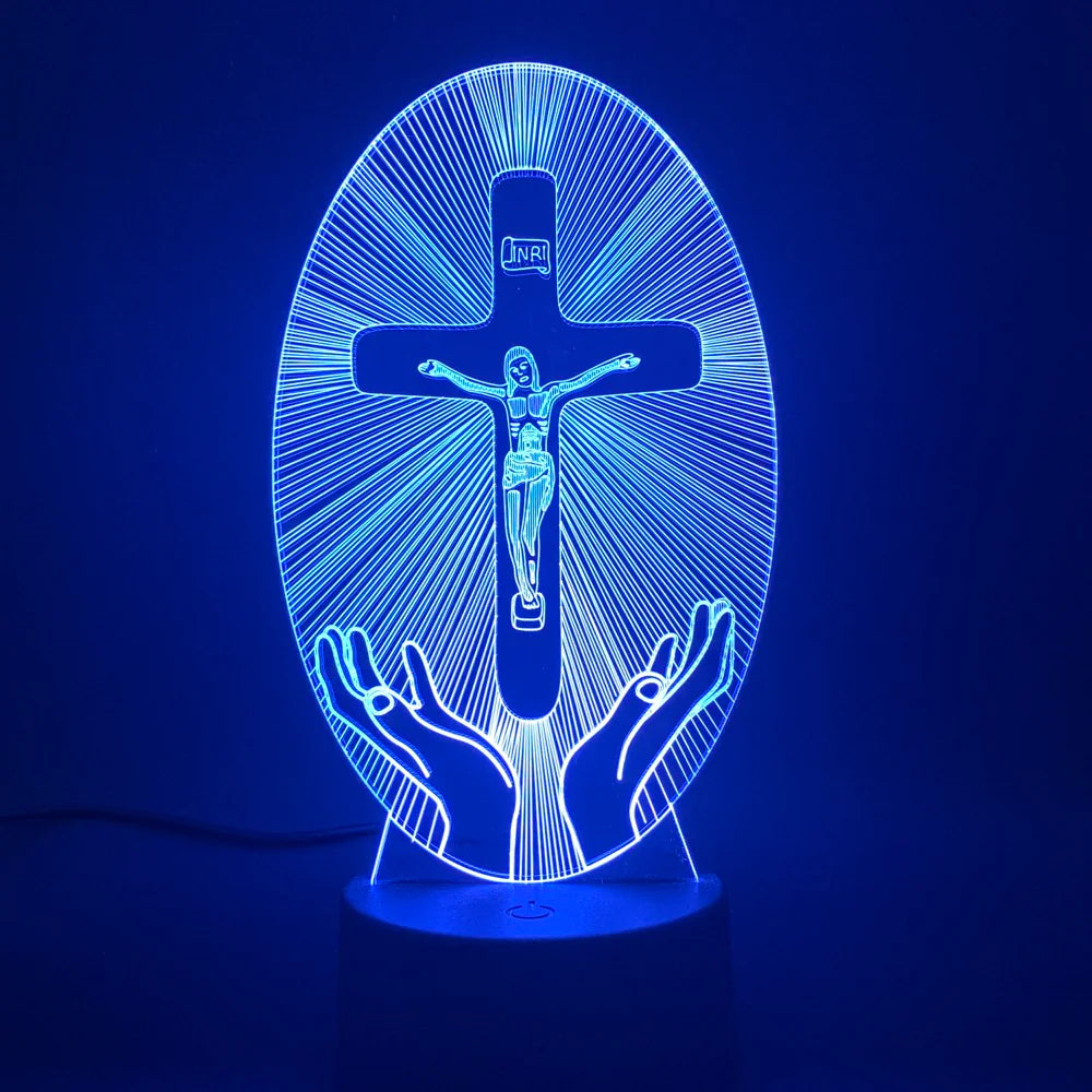 Jesus Cross Night Light