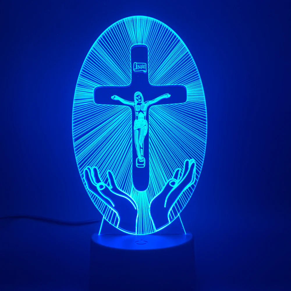 Jesus Cross Night Light