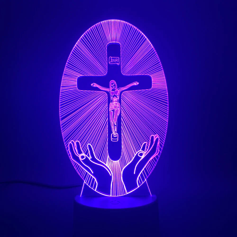 Jesus Cross Night Light