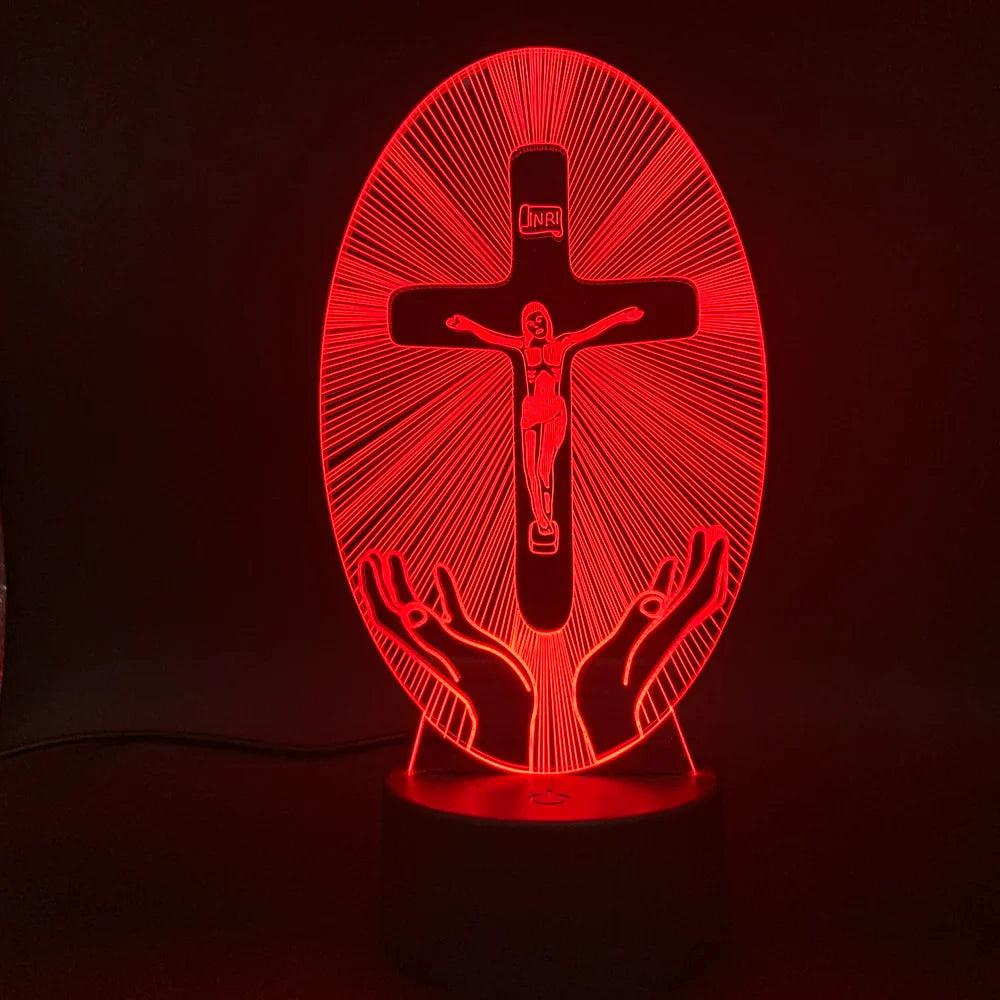 Jesus Cross Night Light